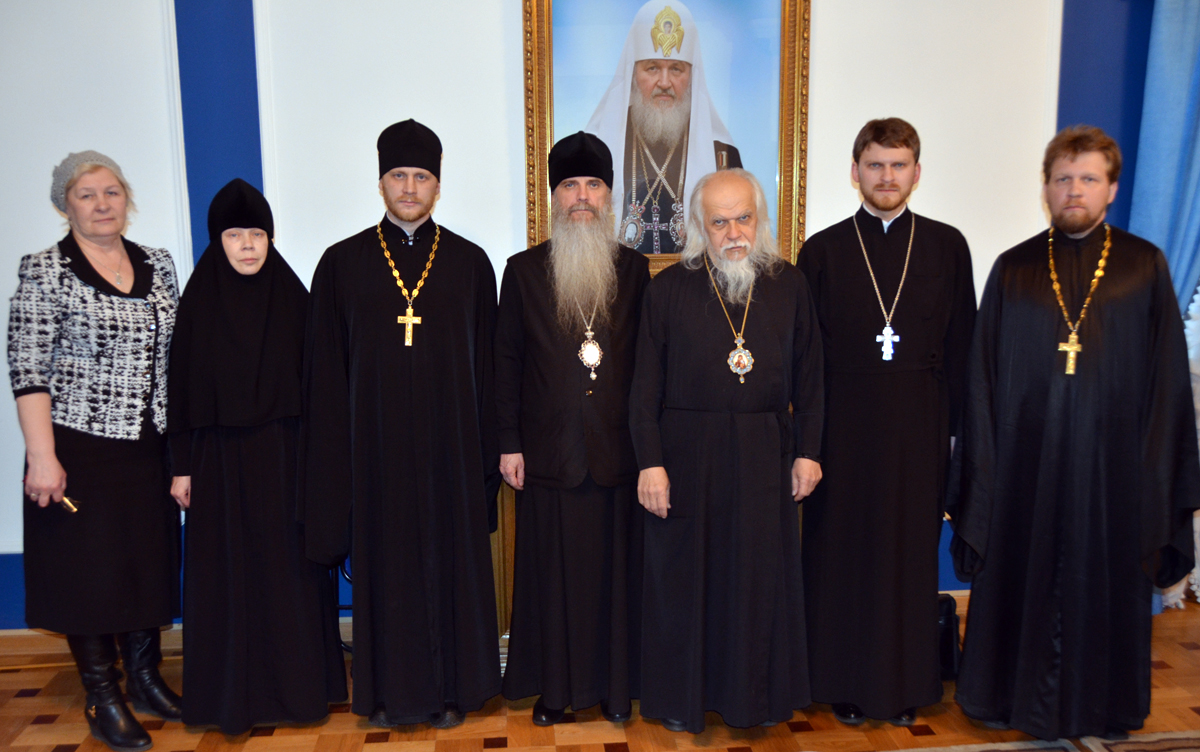 Встреча епископа Пантелеимона с делегацией Каменской епархии