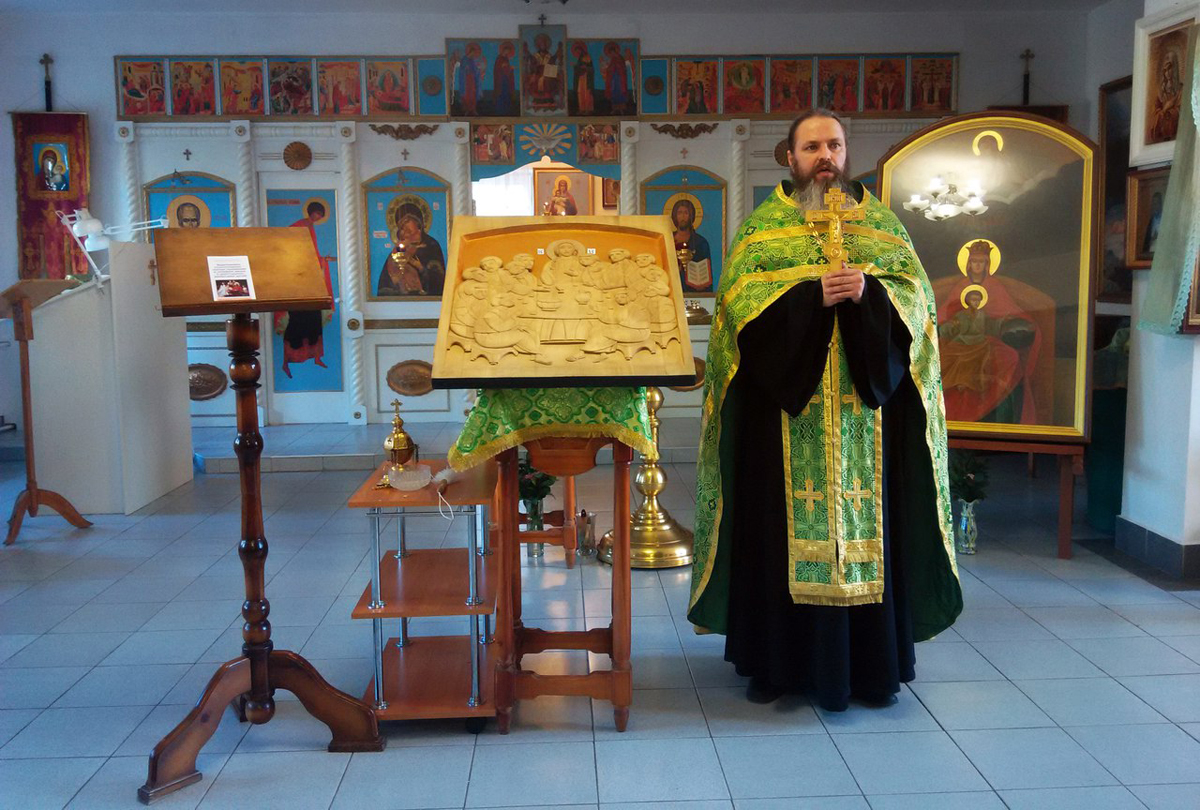 Новосибирскому храму была передана тактильная икона