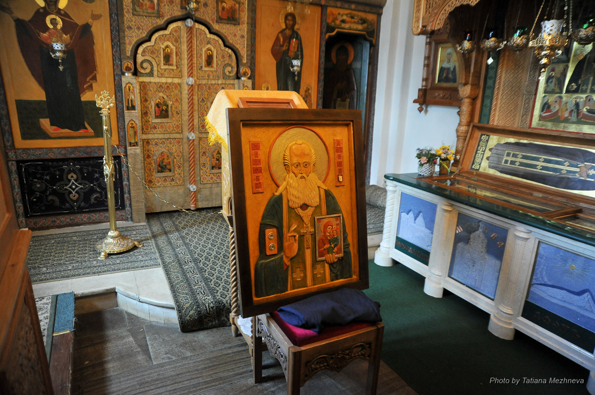 Тактильная икона святого Аристоклия Афонского передана в «Дом слепоглухих» в Пучково