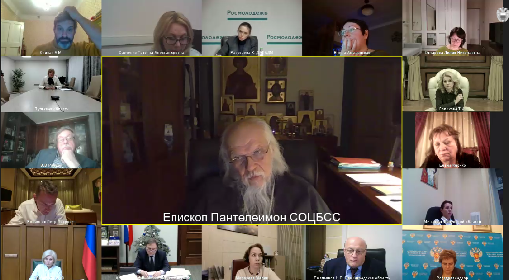 Заседание Совета при Правительстве РФ по вопросам попечительства в социальной сфере