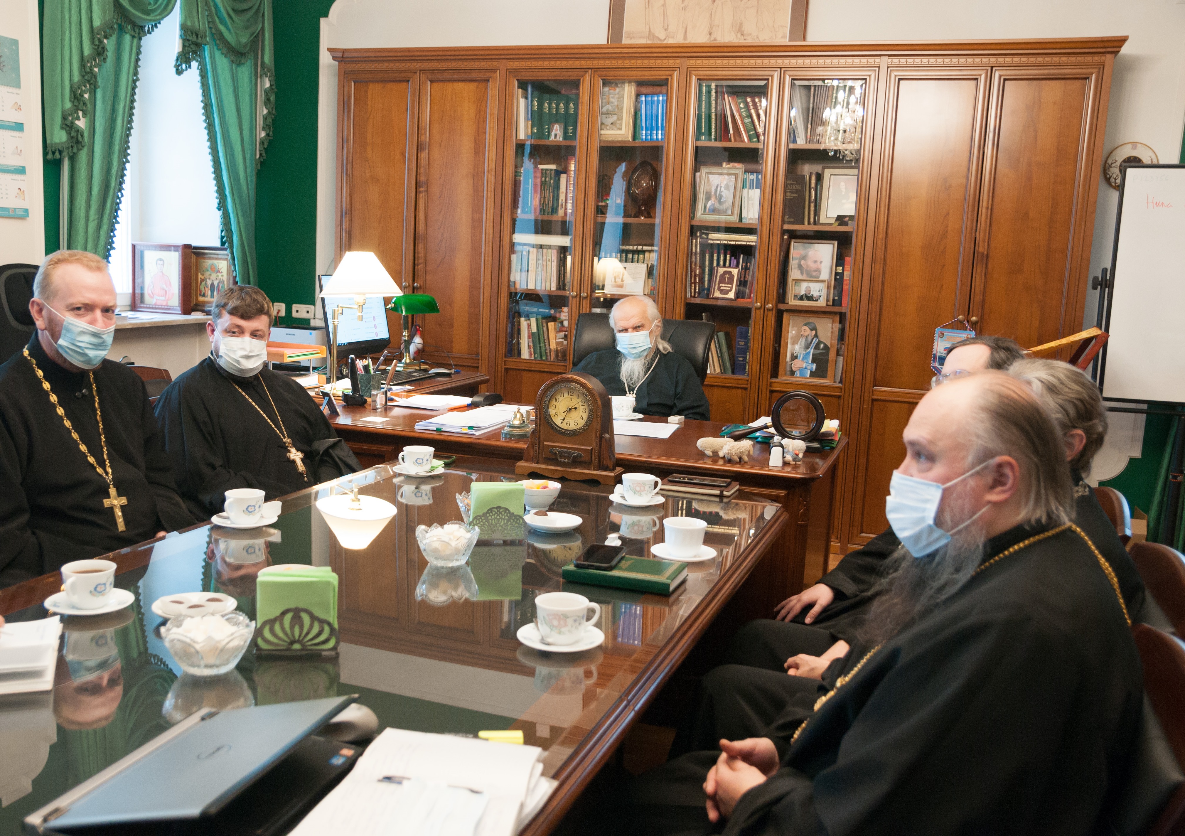Встреча епископа Пантелеимона с руководителями социальных отделов епархий Московской митрополии
