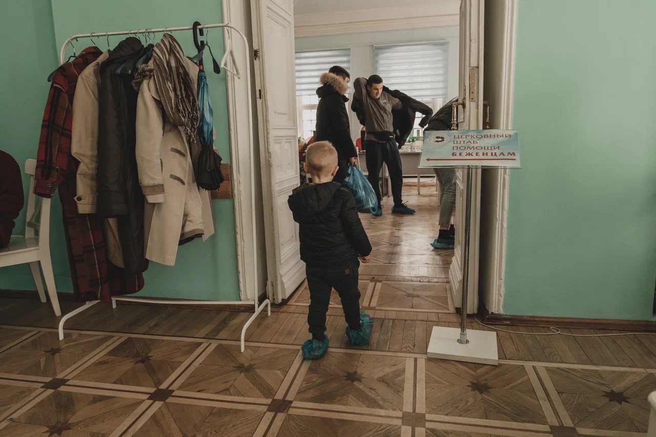 Церковный штаб помощи беженцам в Москве работает ежедневно