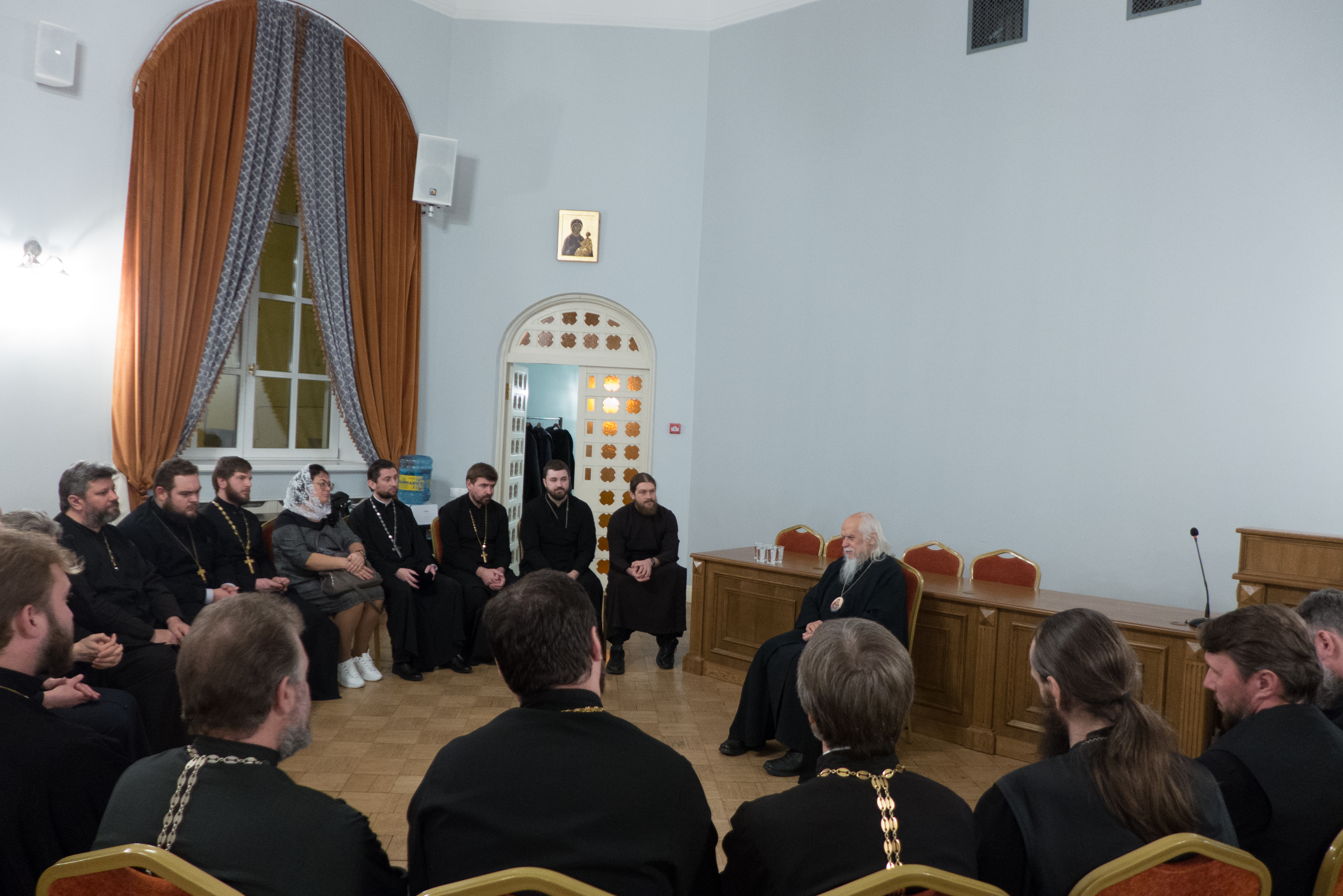 Встреча епископа Пантелеимона с руководителями социальных отделов епархий в ходе стажировки