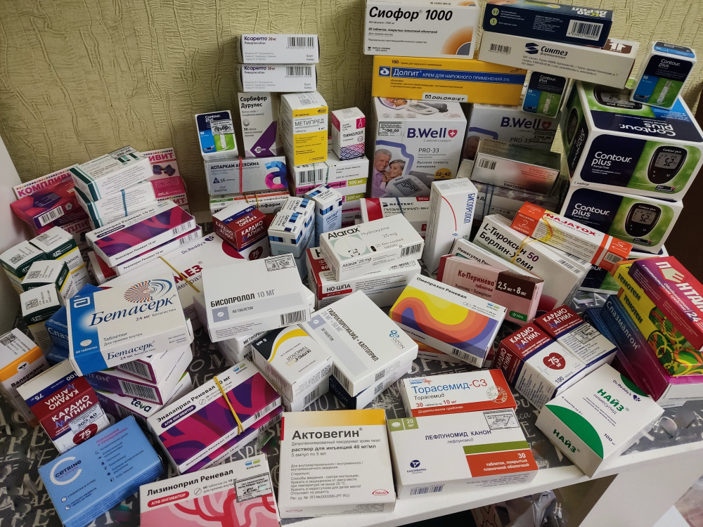 Пензенская епархия передала беженцам несколько партий лекарственных средств и медицинских изделий в рамках проекта помощи беженцам «Будем жить»