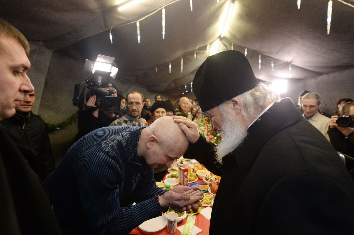 Посещение Святейшего Патриарха Кирилла «Ангара Спасения» в 2018 году