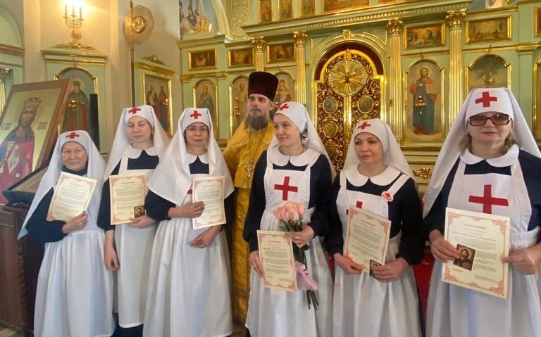 Сестры милосердия Кинешемской епархии, которые выезжают на Донбасс ухаживать за больными