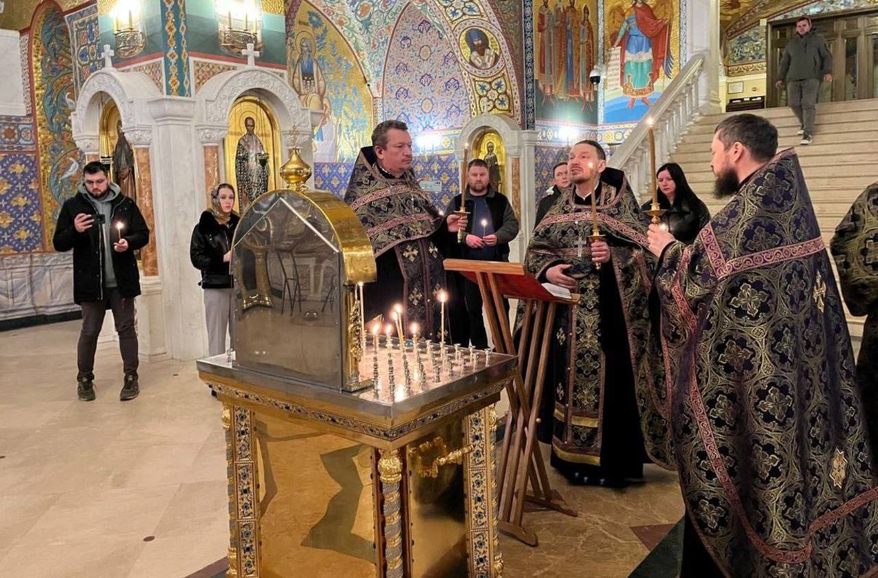 Панихида об упокоении погибших в Никольском соборе Красногорска
