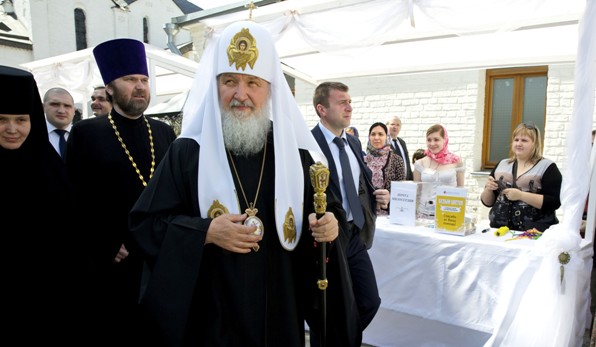 Патриарх Кирилл на празднике благотворительности 