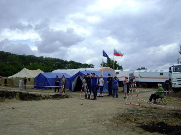 Пункт временного размещения беженцев в г. Гуково Ростовской области